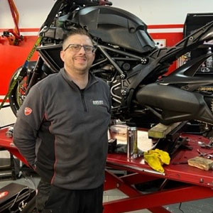 Peter Knipe Ducati Technician